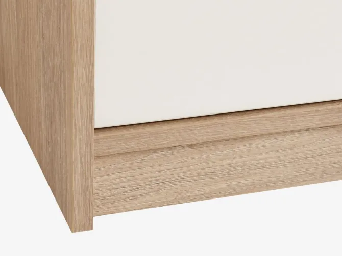 Skænk JENSLEV 2 låger 4 skuffer eg/hvid