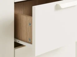 Skænk JENSLEV 2 låger 4 skuffer eg/hvid