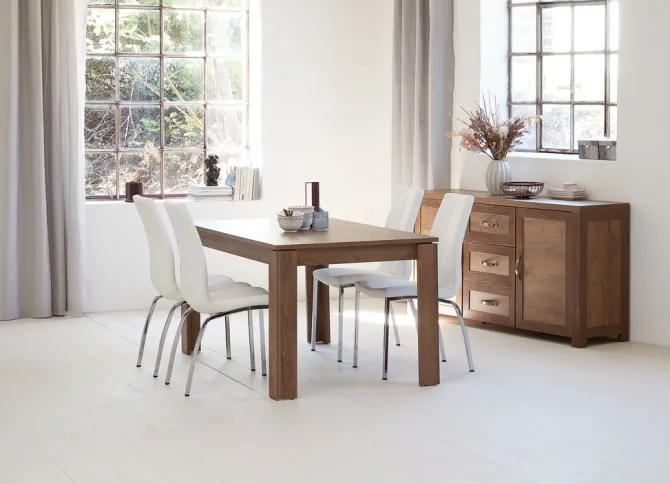 Skænk JUNGEN 2 låger 3 skuffer vild eg farve