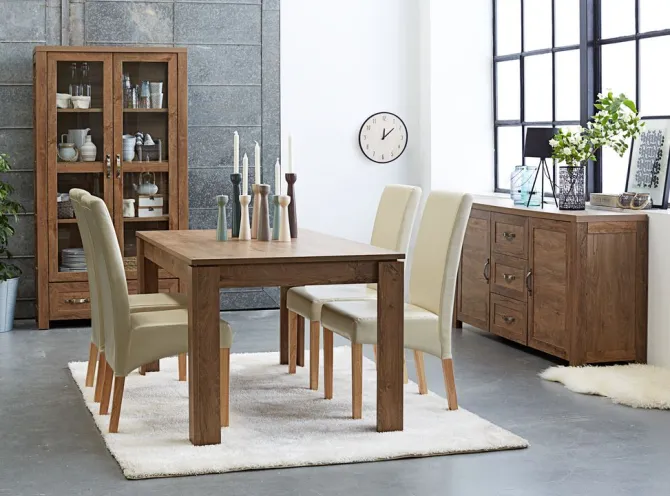 Skænk JUNGEN 2 låger 3 skuffer vild eg farve