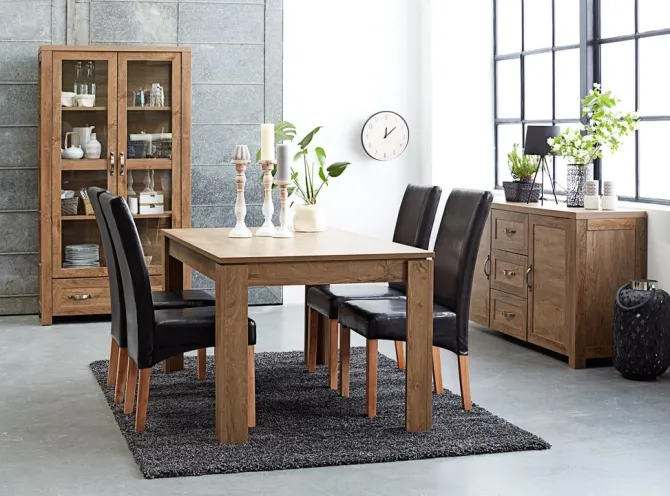 Skænk JUNGEN 2 låger 3 skuffer vild eg farve