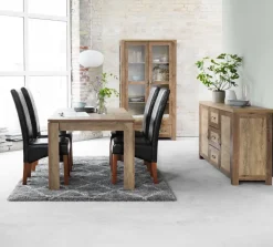 Skænk JUNGEN 2 låger 3 skuffer vild eg farve