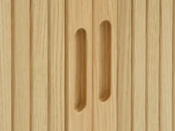 Skænk LYNGVIG 120 cm 2 jalousilåger eg natur