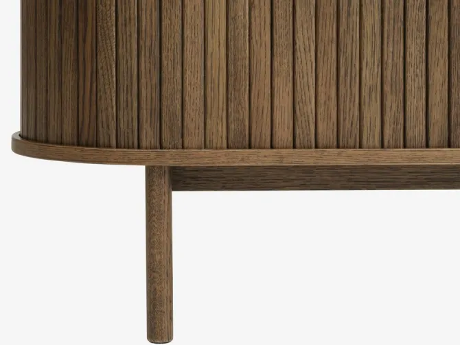 Skænk LYNGVIG 120cm jalousilåger mørk eg