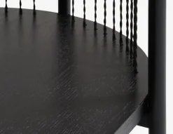 Skænk SNESLEV 2 hylder sort