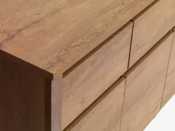 Skænk VEDDE 3 låger 3 skuffer vild eg