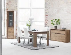 Skænk VEDDE 3 låger 3 skuffer vild eg