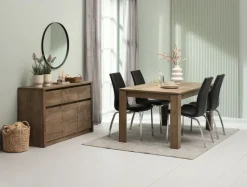 Skænk VEDDE 3 låger 3 skuffer vild eg