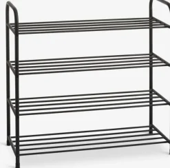 Skoreol HALS 4 hylder sort