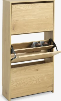 Skoskab BAKHUSE 3 rum egefarve