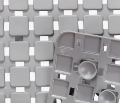 Skridsikker bademåtte VITTINGE 55x55 grå