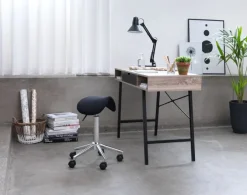 Skrivebord ABBETVED 48x120 eg/sort