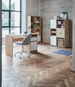 Skrivebord BILLUND 54x120 eg/hvid