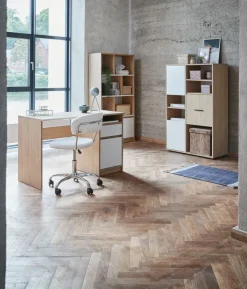 Skrivebord BILLUND 54x120 eg/hvid