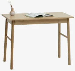 Skrivebord LANGELINIE 50x100 1 skuffe eg