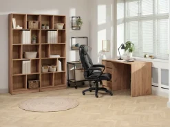 Skrivebord LIMFJORDEN 60x120 4 skuffer eg naturfarve