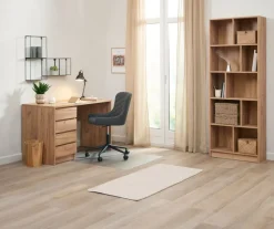 Skrivebord LIMFJORDEN 60x120 4 skuffer eg naturfarve