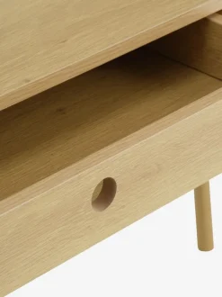 Skrivebord LINDVED 48x120 2 skuffer egefarve