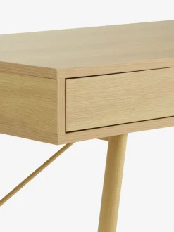 Skrivebord LINDVED 48x120 2 skuffer egefarve