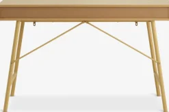 Skrivebord LINDVED 48x120 2 skuffer egefarve