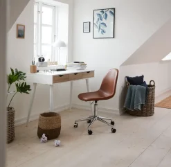 Skrivebord PLOVSVAD 50x110 eg/hvid