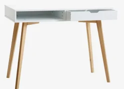 Skrivebord TAMHOLT 50x100 hvid/natur