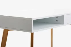 Skrivebord TAMHOLT 50x100 hvid/natur
