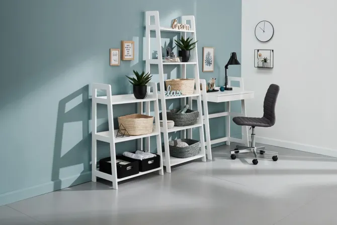 Skrivebordsstol ABILDHOLT mørkegråt stof/krom