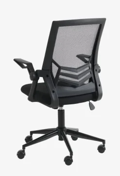 Skrivebordsstol ASPERUP sort mesh/sort stof