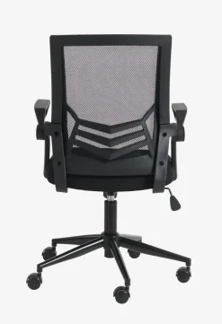 Skrivebordsstol ASPERUP sort mesh/sort stof