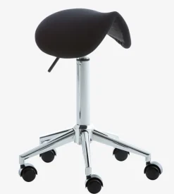 Skrivebordsstol SALTOFTE sort/krom