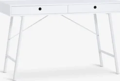 SkrivebordSTENVAD 48x120 2 skuffer hvid