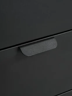 Skuffesektion KLINTHOLM 3 skuffer sort