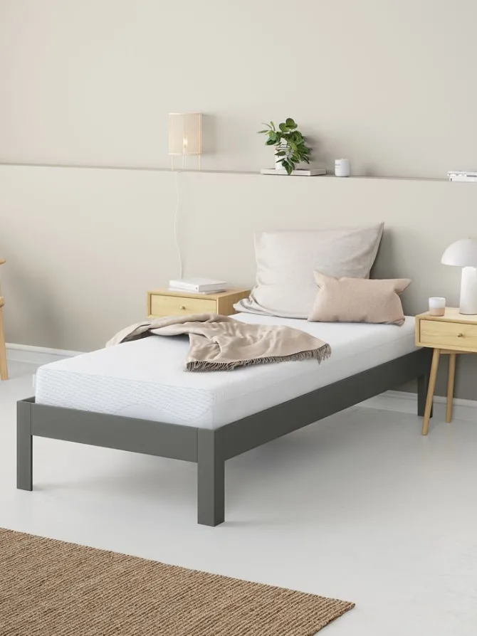 Skummadras 90x200cm GOLD F30 hvid/hvid WELLPUR