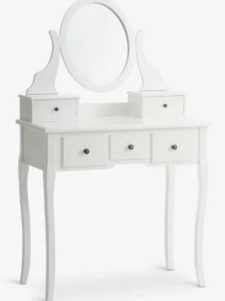 Sminkebord MALLING m/spejl 5 skuffer hvid