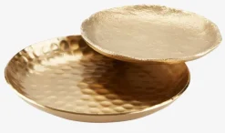 Smykkeskål EDSELE Ø11/14cm guldmetal 2 stk