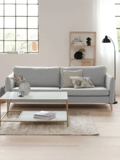 Sofa AARHUS 3-pers. lysegråt stof