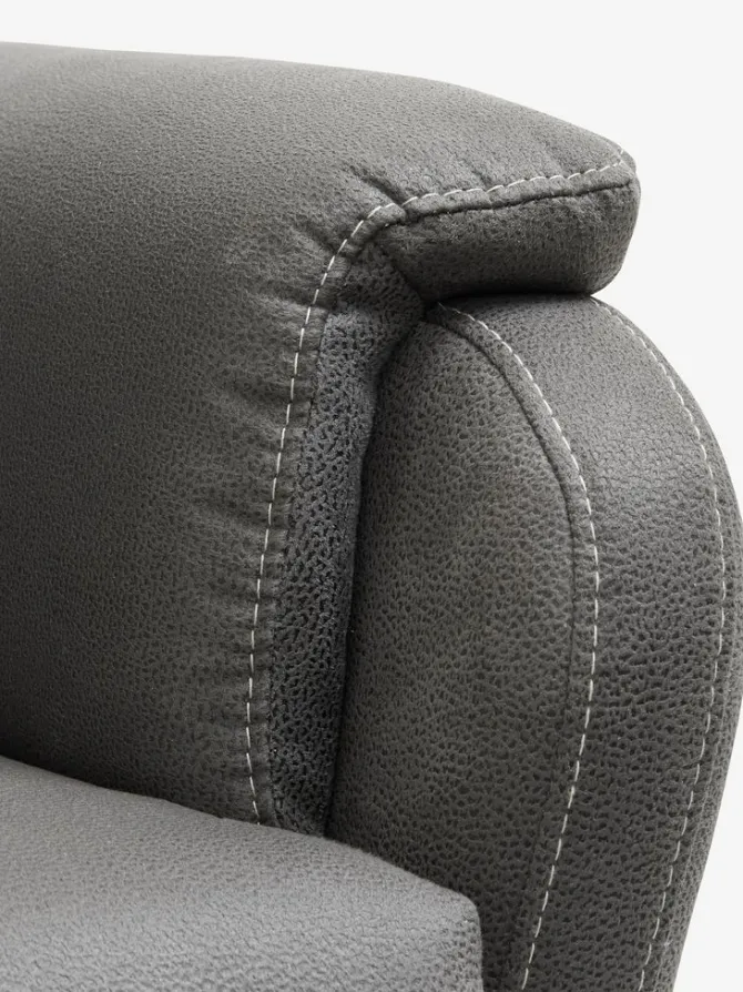 Sofa ABILDSKOV elektronisk gråt stof