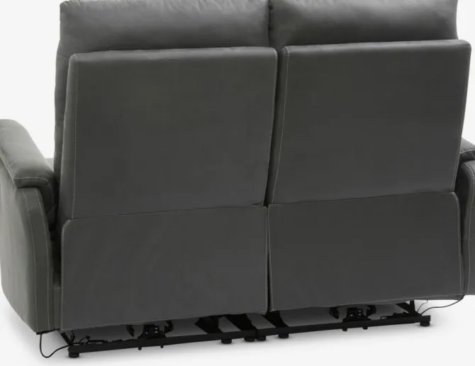 Sofa ABILDSKOV elektronisk gråt stof