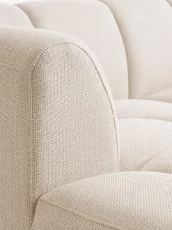 Sofa ALLESE chaiselong venstrevendt beige stof