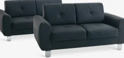 Sofa DAMHALE 2-pers. sort
