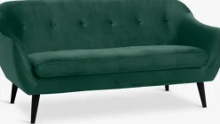 Sofa EGEDAL 2,5-pers. grøn velour
