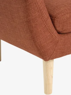 Sofa EGEDAL 2.5-pers. terrakottafarvet stof/egefarve