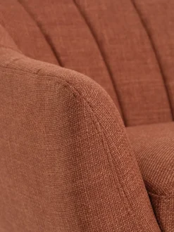 Sofa EGEDAL 2.5-pers. terrakottafarvet stof/egefarve