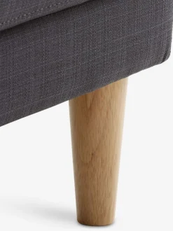 Sofa EGENSE chaiselong mørkegråt stof