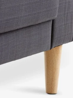 Sofa EGENSE 3-pers. mørkegråt stof