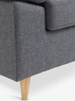 Sofa GEDVED chaiselong grå