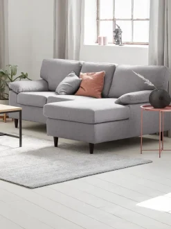 Sofa GEDVED chaiselong lysegrå