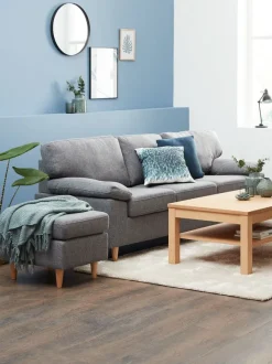 Sofa GEDVED 3-pers. grå