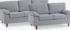 Sofa GEDVED 2-pers. lysegrå